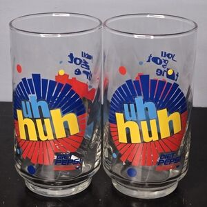 Vintage Libbey×DIET Pepsi 5" Glasses(You got the right one baby uh ha!)